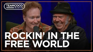 Conan Watched Neil Young Perform “Rockin’ in the Free World” Live At SNL | Team Coco Radio