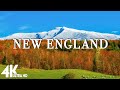 New England 4K Amazing Autumn Film - Calming Piano Music - Natural Landscape