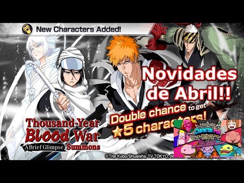 Bleach Brave Souls: Guerra Dos Mil Anos "A Brief Glimpse" Eventos, Novidades e Test Play - Omega Play