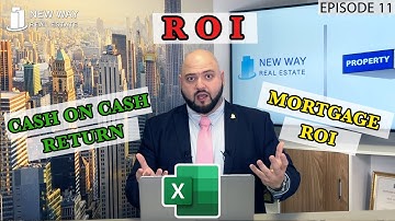 How to calculate ROI(Return on Investment) for Property Mortgage Purchase using EXCEL | Dubai