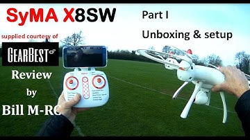 Syma X8SW Review - Unboxing & setup (Part 1)