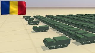How Big is the Romanian Army | Cât de mare este armata română- 3D