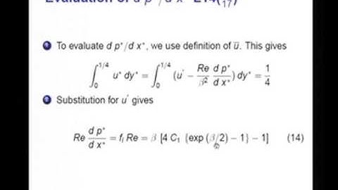Mod-01 Lec-14 Laminar Internal Flows