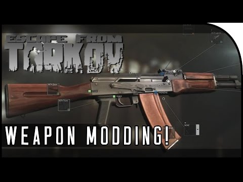 "INSANE WEAPON MODDING, ALPHA RELEASE?!?" - Escape from Tarkov Weapon Modding Gameplay / News