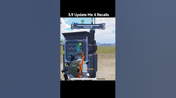 4 Recalls In 3.9 Update  #bgmishorts #bgmi #bgminewupdate #vipmanishyt #shorts
