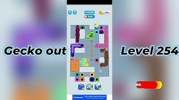 Gecko Out Level 254 Walkthrough 🧩 | Step-by-Step Puzzle Guide | SolutionGuruji