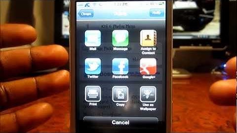 iOS 6 Photo Menu On iOS 5