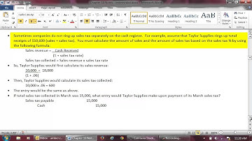 Chapter 10 Lecture Series - Part 1 - Current Liabilities
