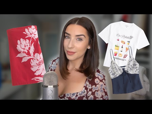 ASMR Big Summer Clothes Haul
