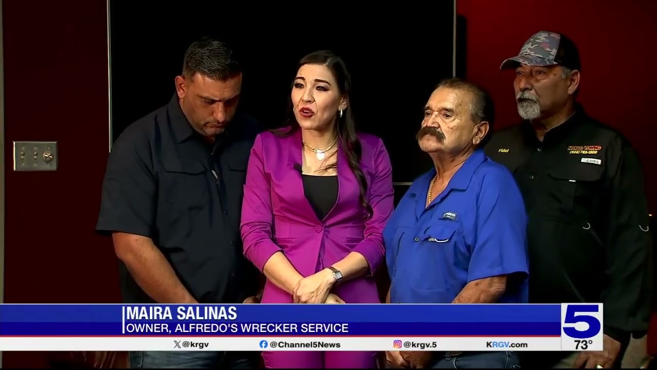 Valley tow truck drivers call for safer roads in honor of man killed in fatal Harlingen crash