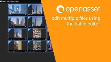 Edit Multiple Files Using the Batch Editor