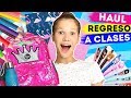 HAUL ÚTILES PARA REGRESO A CLASES | MIS SEGUIDORES DECIDEN MI MATERIAL ESCOLAR | Daniela Golubeva