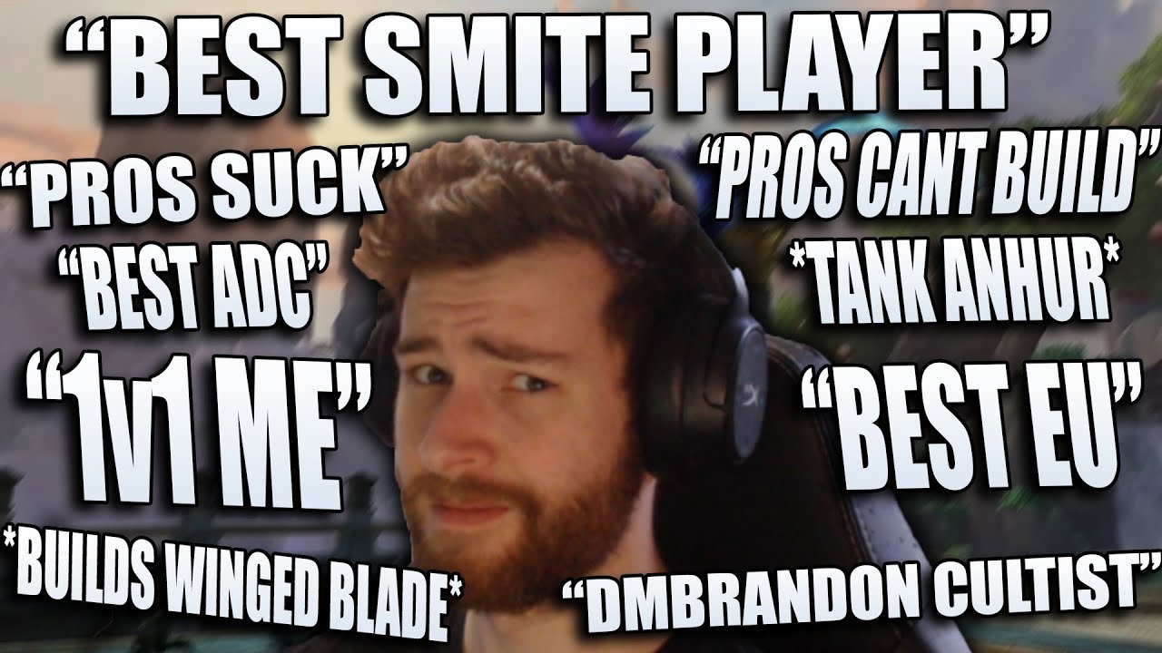 SMITE'S MOST DELUSIONAL PLAYER! JUKE ANHUR BUILD!