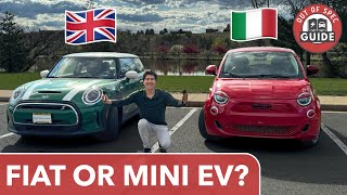 Best Small EV For America?  Fiat 500e vs. MINI Cooper SE