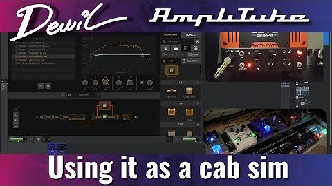 Using amplitube as a cab sim