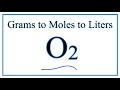Converting Grams of Oxygen to Liters