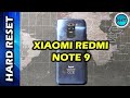 HARD RESET Xiaomi Redmi Note 9 (M2003J15SG)