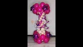 Как сделать карусель из воздушных шаров? (How to make a carousel out of balloons?)