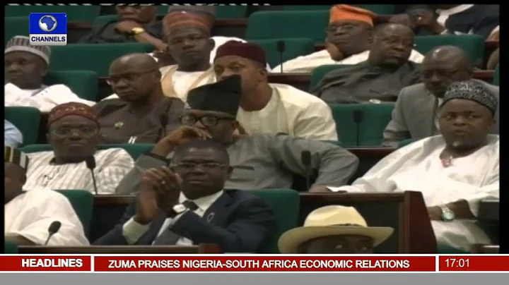 President Zuma Addresses NASS In A 2 Day Nigeria Visit