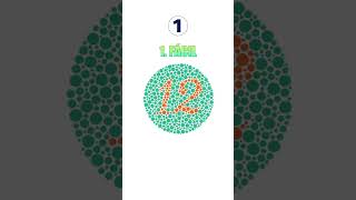 DUVIDO VOCÊ PASSAR NESSE TESTE DE DALTONISMO #shorts