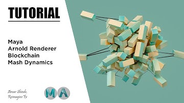 Creating Procedural BlockChain In Maya And Arnold Renderer - Tutorial