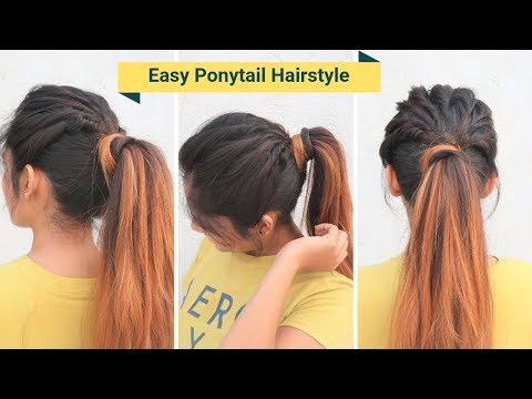 Hairstyle Tutorial: ट्राई करें Ponytail के नए स्टाइल | Ponytail style |  Boldsky - video Dailymotion