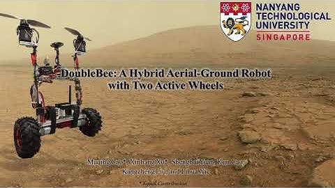DoubleBee: A Hybrid Aerial-Ground Robot with Two Active Wheels [IROS 2023 Best Entertainment Paper]
