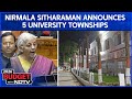 Nirmala Sitharaman Announces 5 University Townships, One Girls' Hostel Per District In 2026 Budget