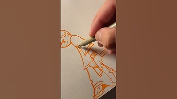 Simple graffiti character #shorts #sketch