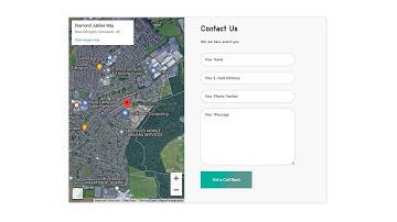 Part 9 | How To Create a Contact Us Form With G-Map | Hotel Booking Website | #html #css #talkytech