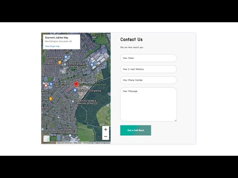 Part 9 | How To Create a Contact Us Form With G-Map | Hotel Booking Website | #html #css #talkytech