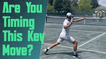 Split-Step and Return of Serve Footwork