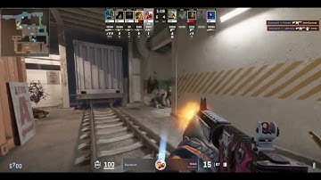 CS2 M4A4 ACE in Train #csgo #cs2