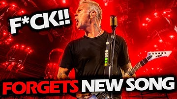 JAMES HETFIELD FORGETS NEW SONG LIVE (2023) #METALLICA