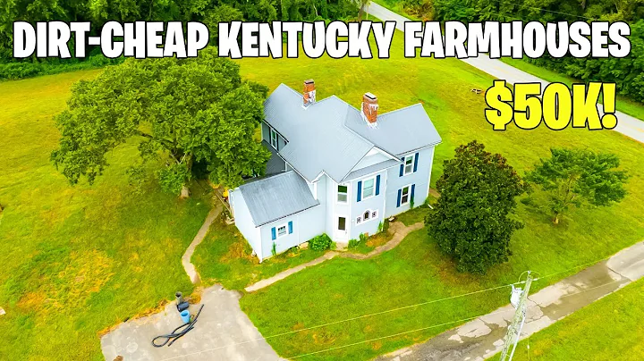 5 DIRT CHEAP KENTUCKY FARMHOUSES For Sale Right Now. (50k)