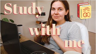 STUDY WITH ME | 2 hour pomodoro | Writing my thesis