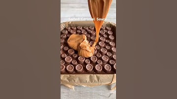 6-Layer Caramel Brownies #fooding #shorts