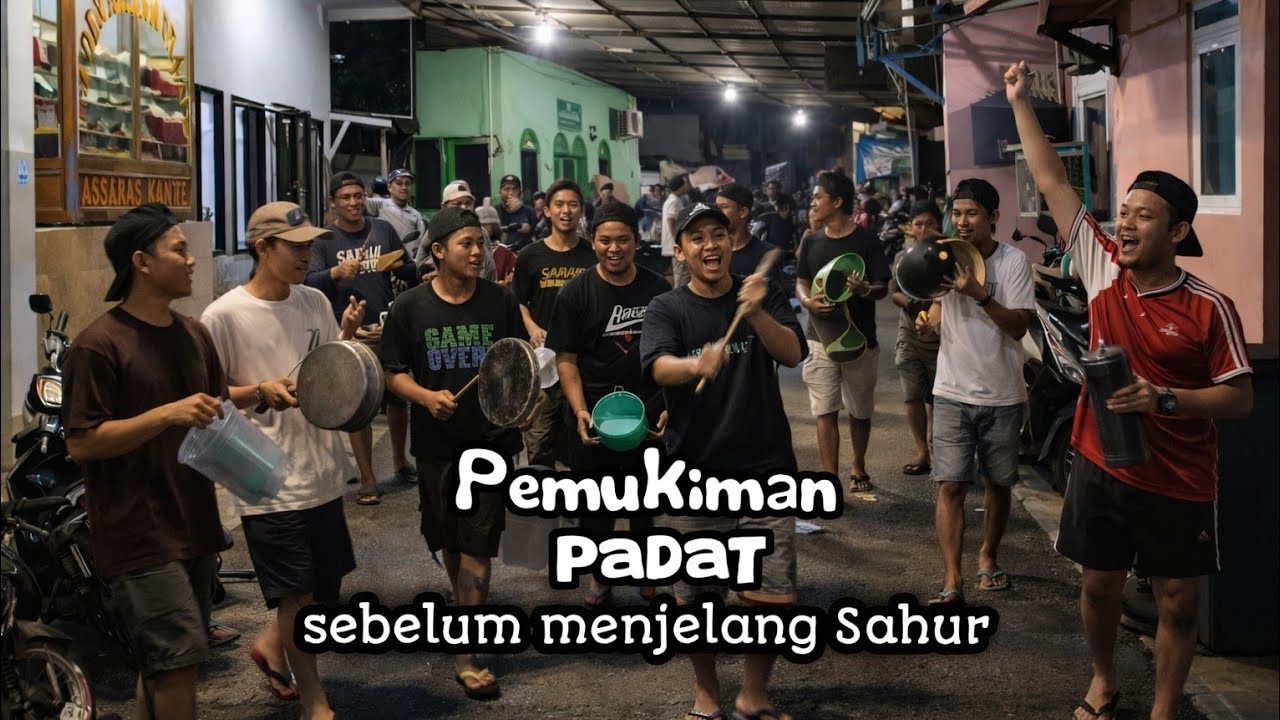 Potret Warga Saat Menjelang Sahur di pemukiman padat || Cilincing Jakarta Utara tanjung Priuk 