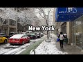 Nyc snow walk 2024 snowfall walking tour manhattan new york city relaxing snow ambience
