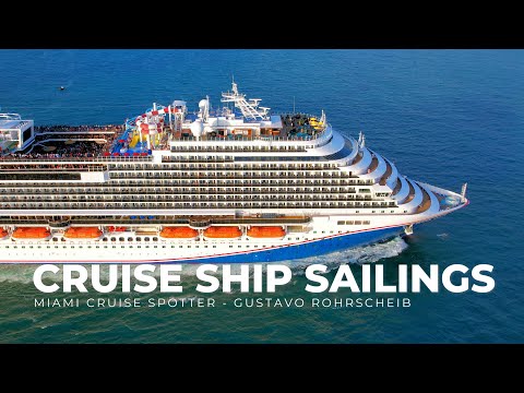 CARNIVAL HORIZON SAIL AWAY FROM MIAMI BEACH DEC 2024