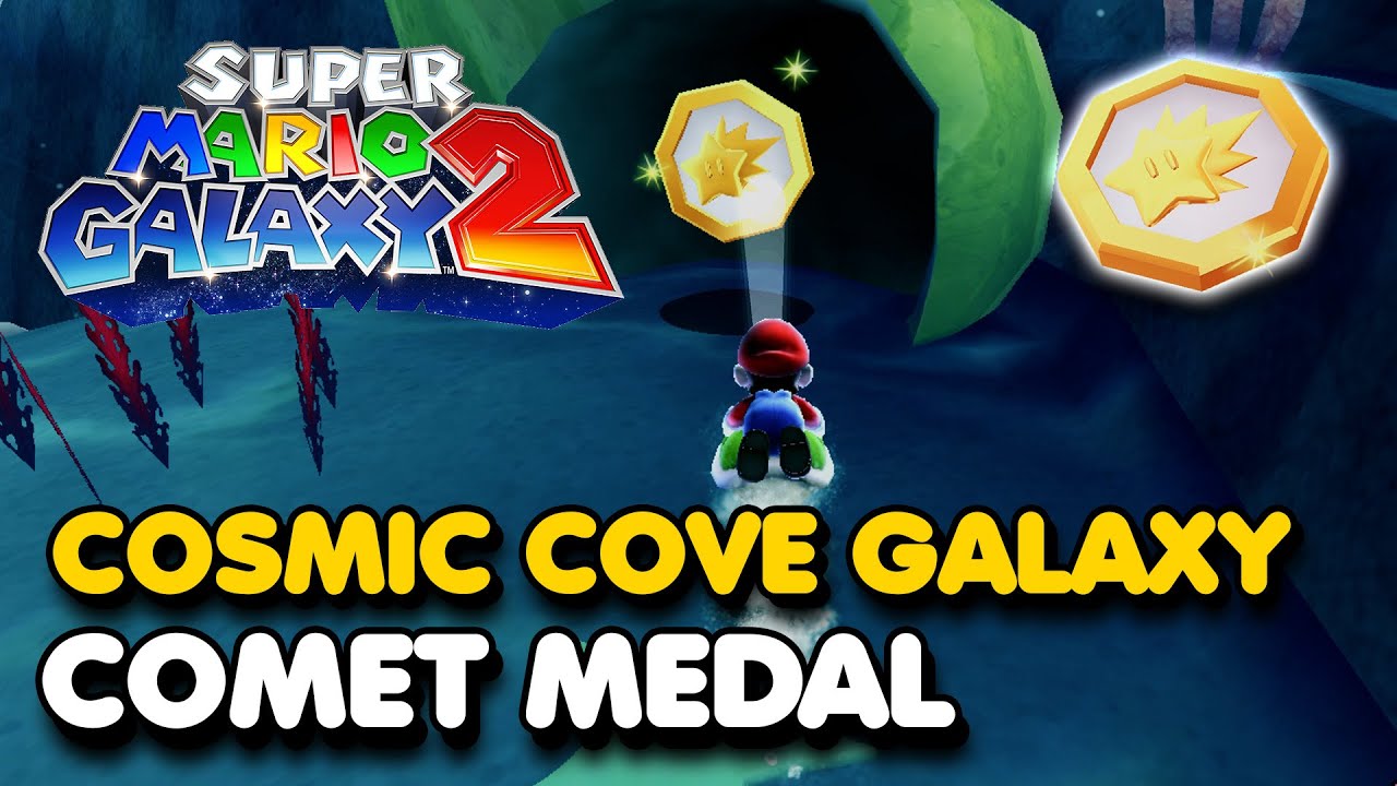 Super Mario Galaxy 2 Cosmic Cove Galaxy Comet Medal Location Youtube 
