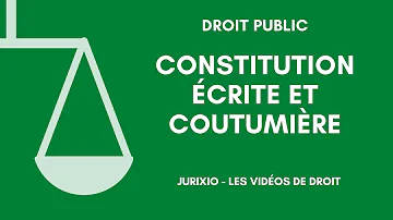 Quel pays n'a pas de Constitution écrite ?