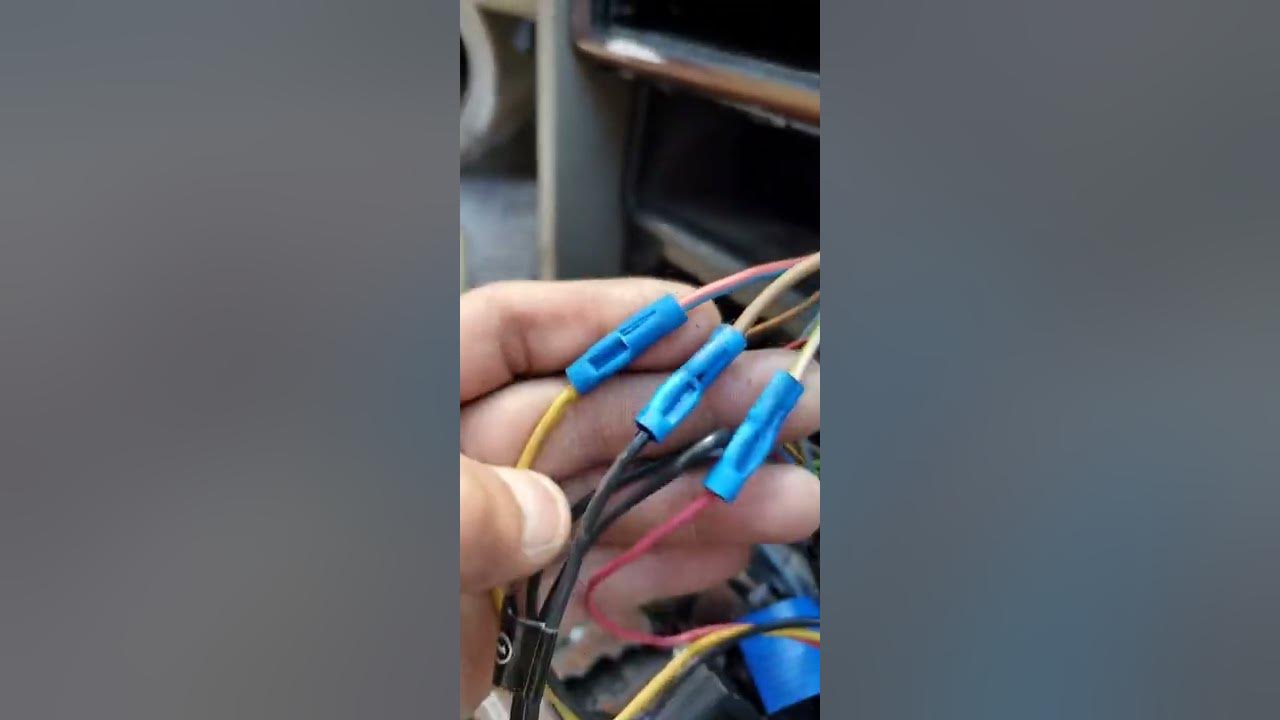 99 Mercedes benz c230 how to wire a radio with no harness adapter (hack