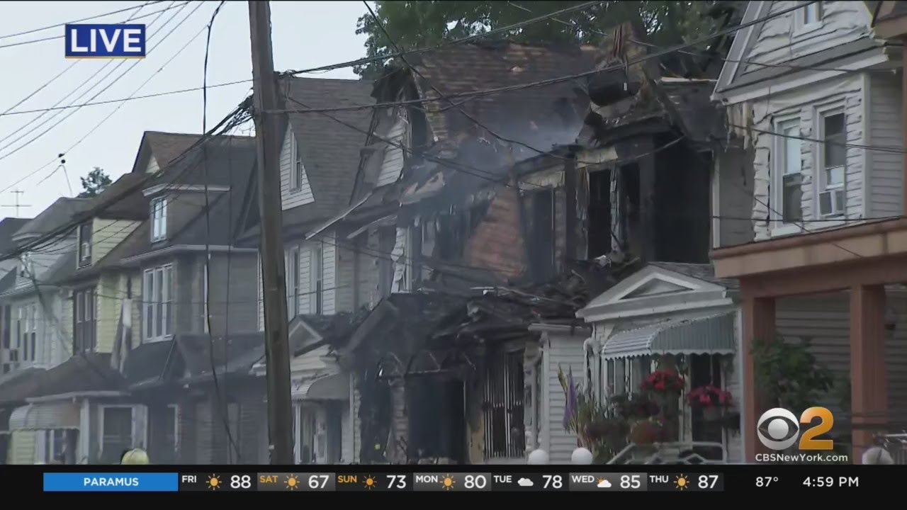 Multiple homes damaged in five-alarm fire in Queens