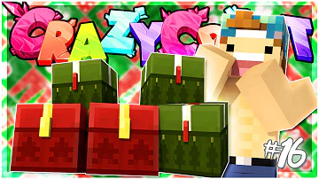 OPENING CHRISTMAS PRESENTS!! | EP 16 | Crazy Craft 3.0 (Minecraft Youtuber Server)