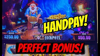 NEW! JACKPOT HANDPAY on Where's the Gold Buffalo!