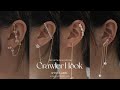 크롤러 후크 귀걸이 버전2 끼워만 볼게요! / how to wear crawler hook earring ver.2 - gyulfactory