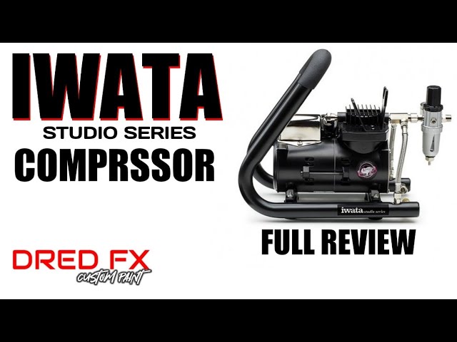 Open Box Iwata Power Jet Plus Tubular 110-120V Airbrush Compressor