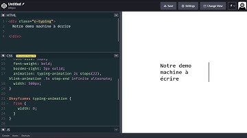 Astuce CSS - Simuler une machine à écrire (Typewriter) sans Javascript