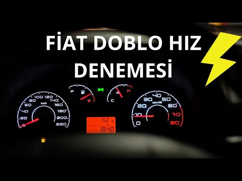 FİAT DOBLO 1.3 MULTİJET HIZ TESTİ | FİAT DOBLO İNCELEME - FİA DOBLO 1.3 95 HP MULTİJET SON HIZ #fiat